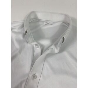 Collars & Co. Dress Shirt Mens Large White Long Sleeve Button Down Collar Cuffs